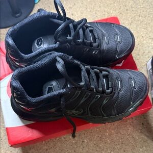 Nike Air Max Plus Black Youth Sneakers